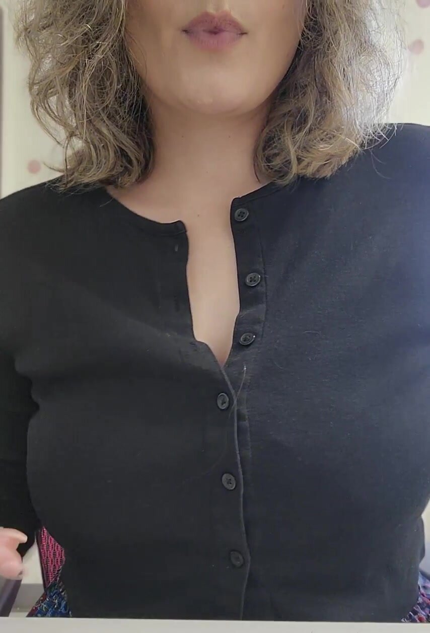 All I ask is that you stop by my desk and play with my tits