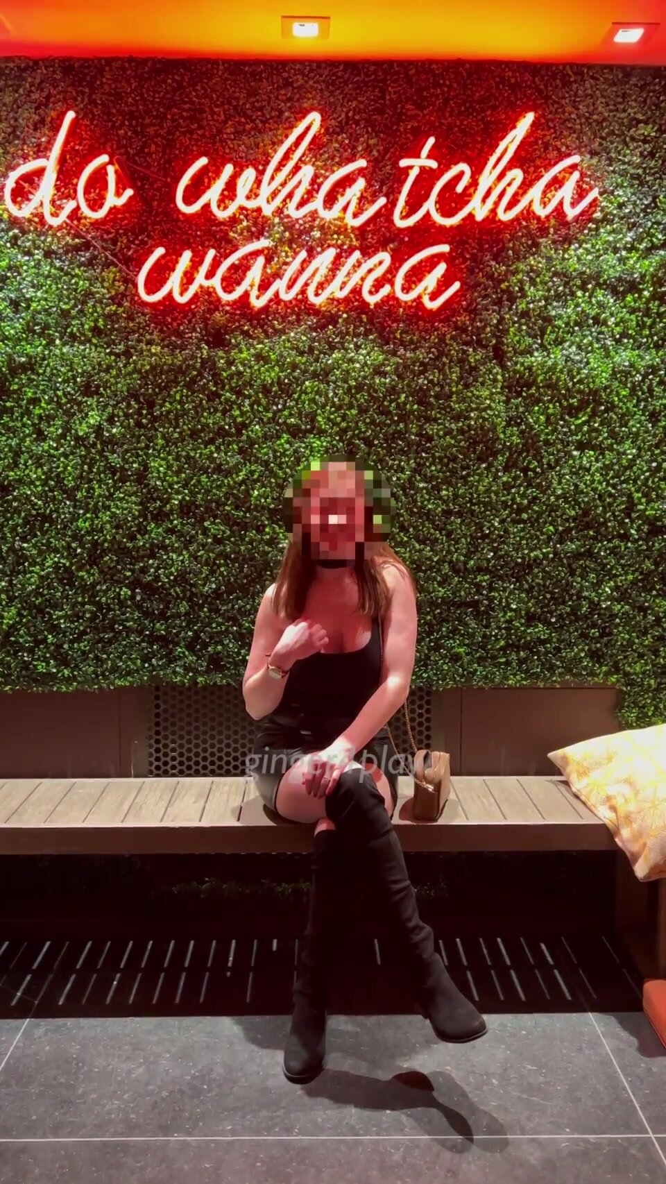 Just doing what the sign told me to do