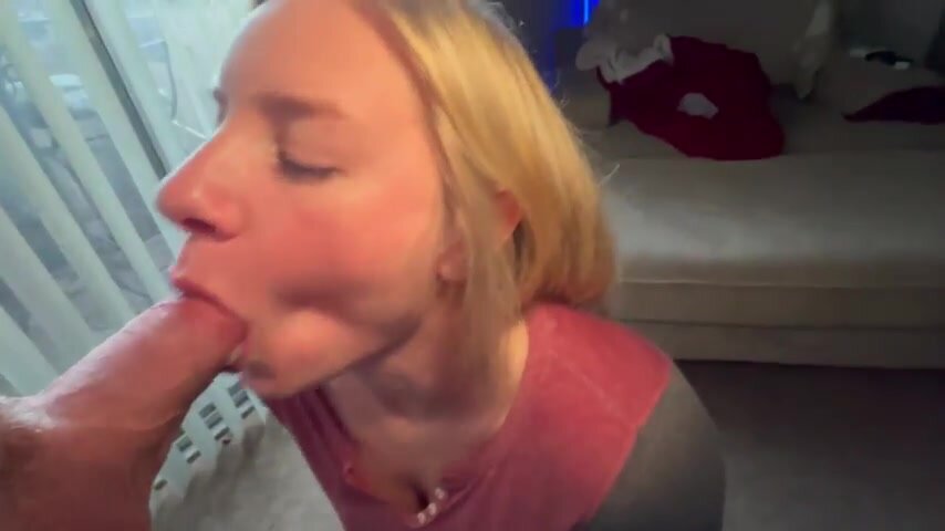 I surprised him after lunch