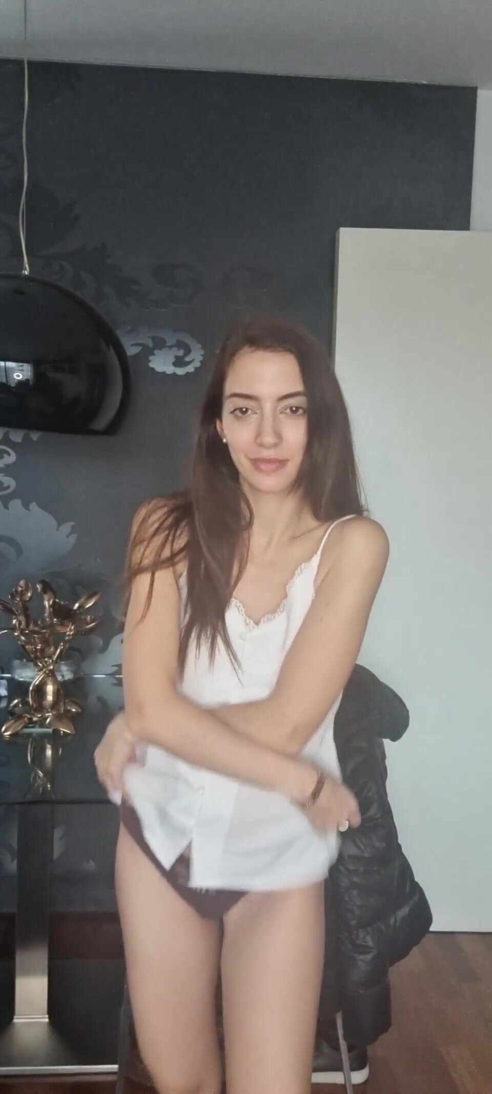 I am waiting for you on the teacher's desk