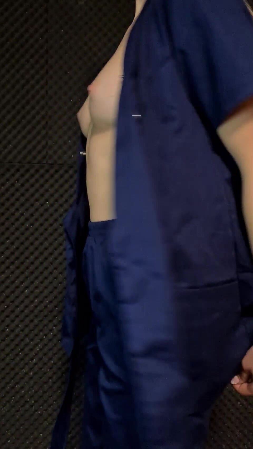 I think one of my patients saw me flashing