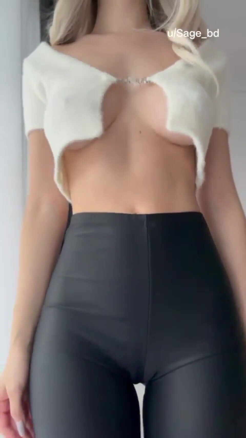 This top is perfect for an easy access to my perky boobs