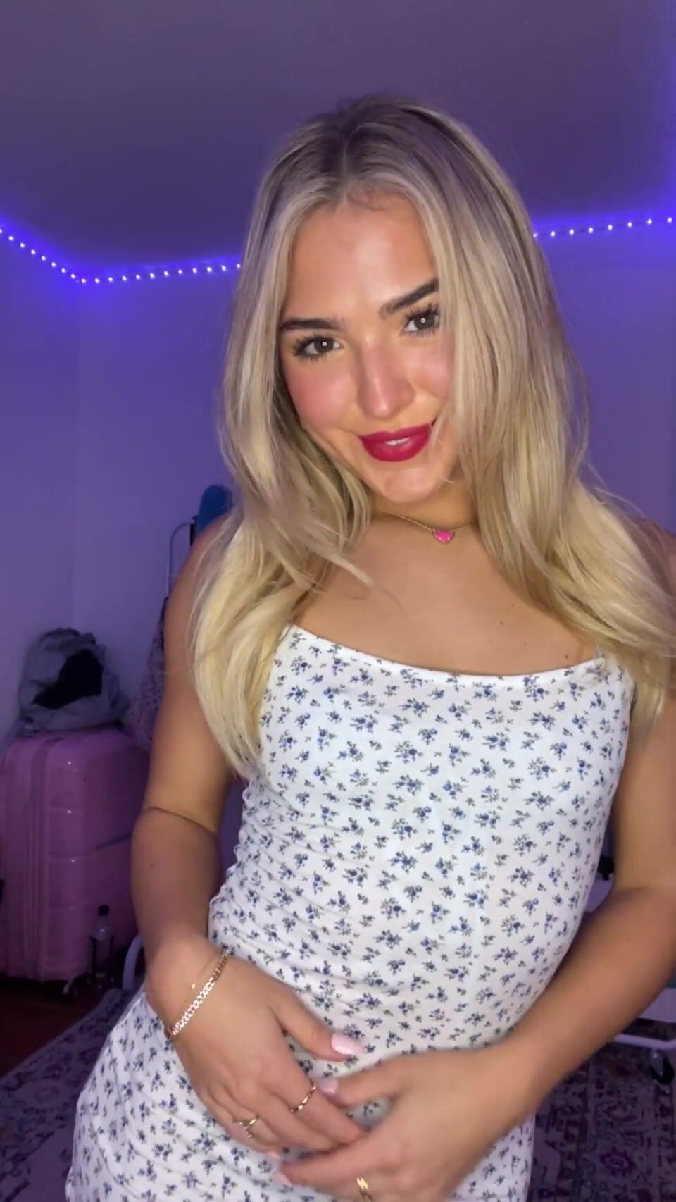 I'm wearing this cute dress for you