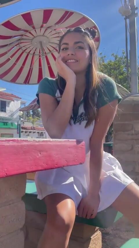 I can’t help but blush when I flash in public