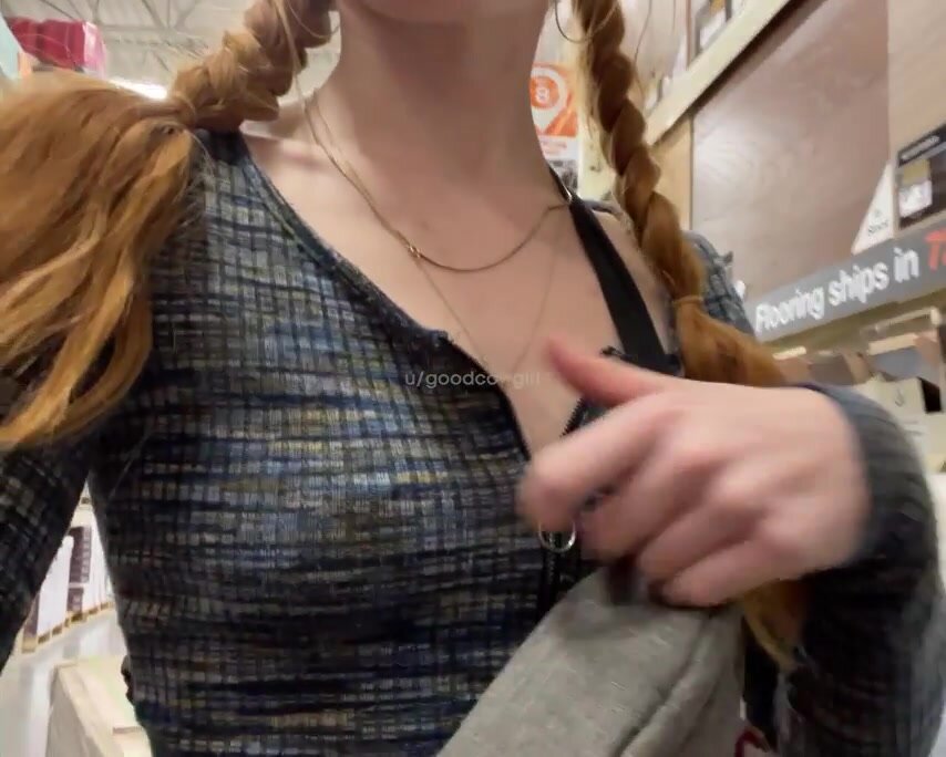 If you get anxious in the Home Depot you can hold my titties to calm down :3