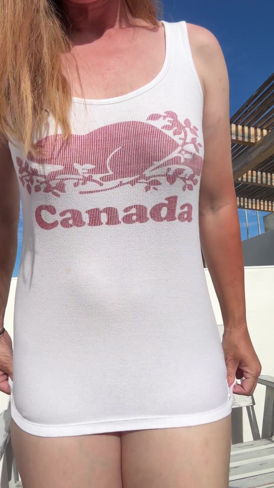 That beaver is always down for a good time!