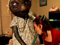 Джоди Тейлор ебется со своим парнем и инопланетянином