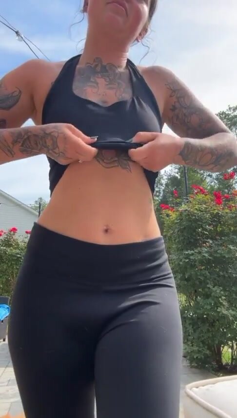 Tats and tiny tits