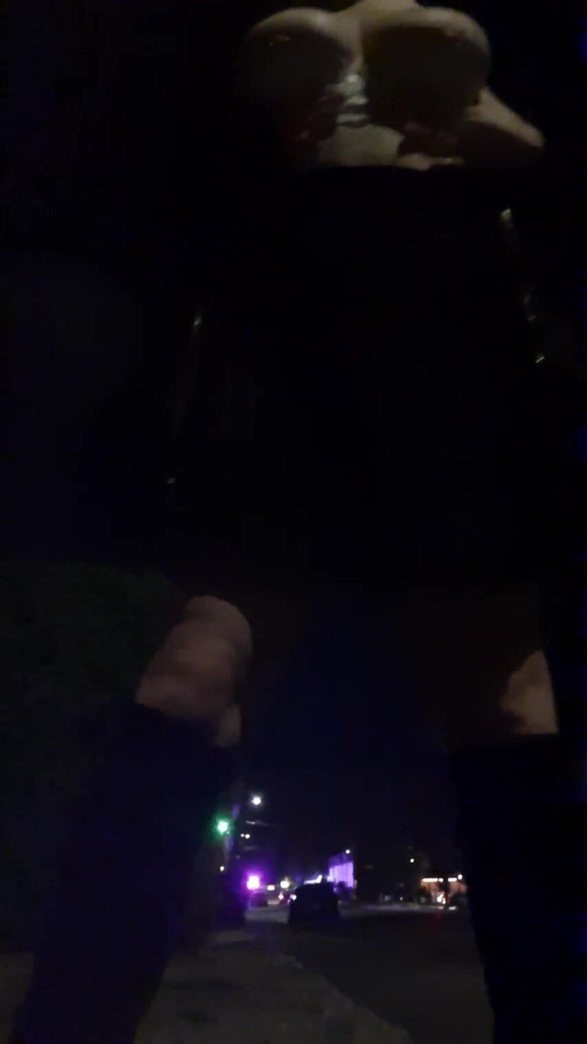 Peeing and playing outside with the police nearby!