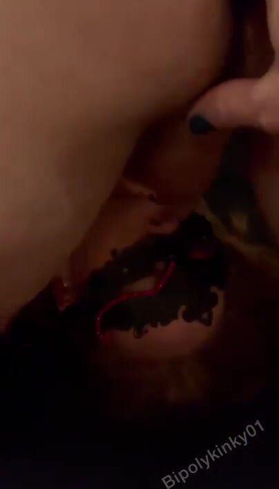 Don’t mind me, I’m just sucking her husband’s cock while she gets his ass ready to be fucked by my man!