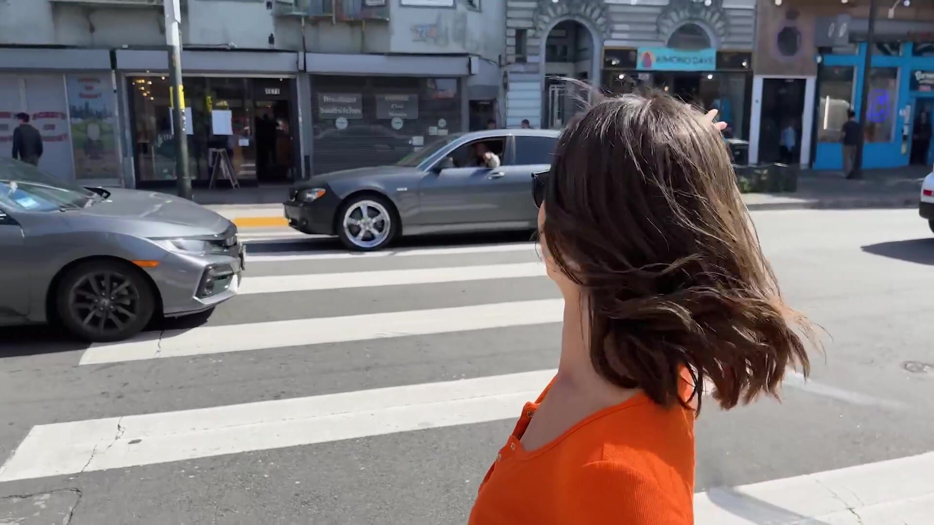 I love getting cheered on by strangers