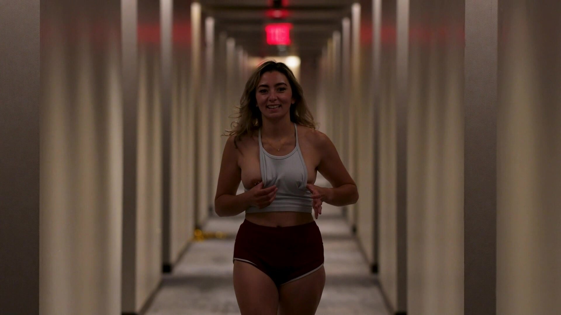 I love flashing in places I could get caught