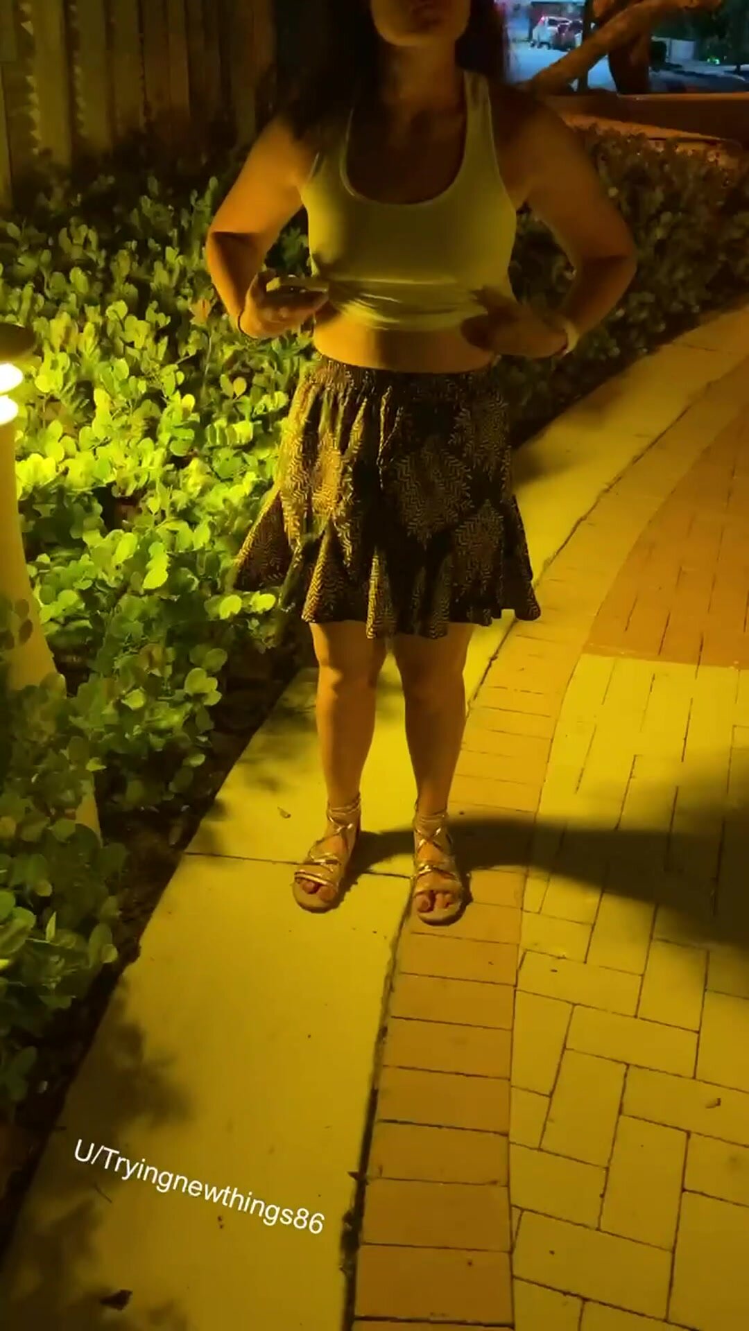 Having fun on the Miami Beach boardwalk