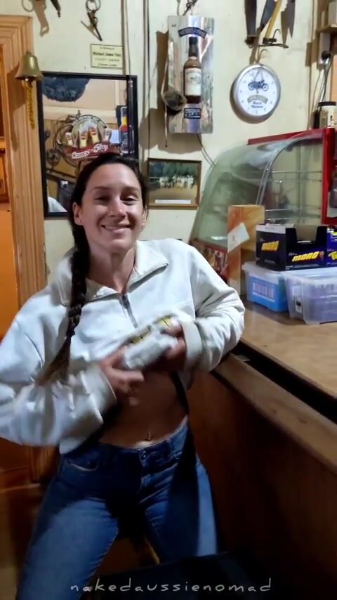 Dirty pub needs dirty action, like if you'd fuck me here