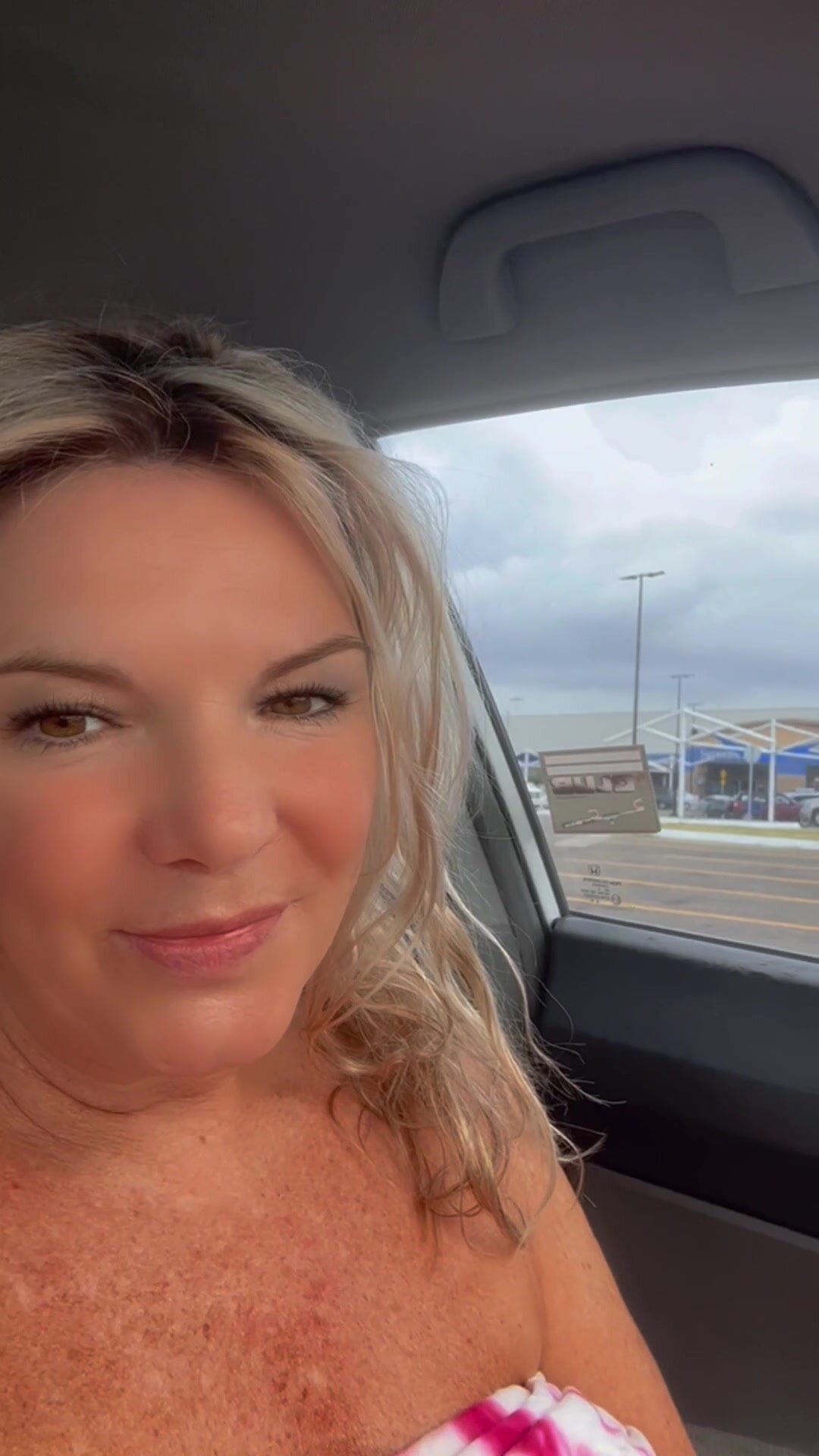 Getting my 49F tits out at walmart!!