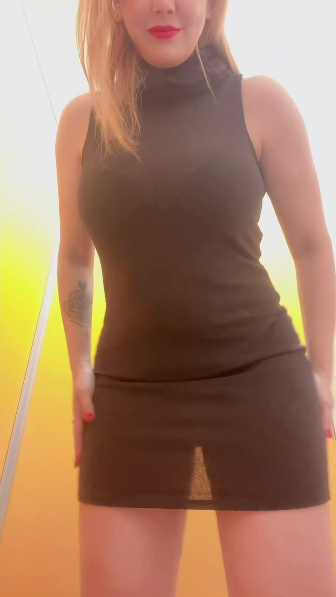 My fans choose this outfit for today and this is my way to show them my appreciation