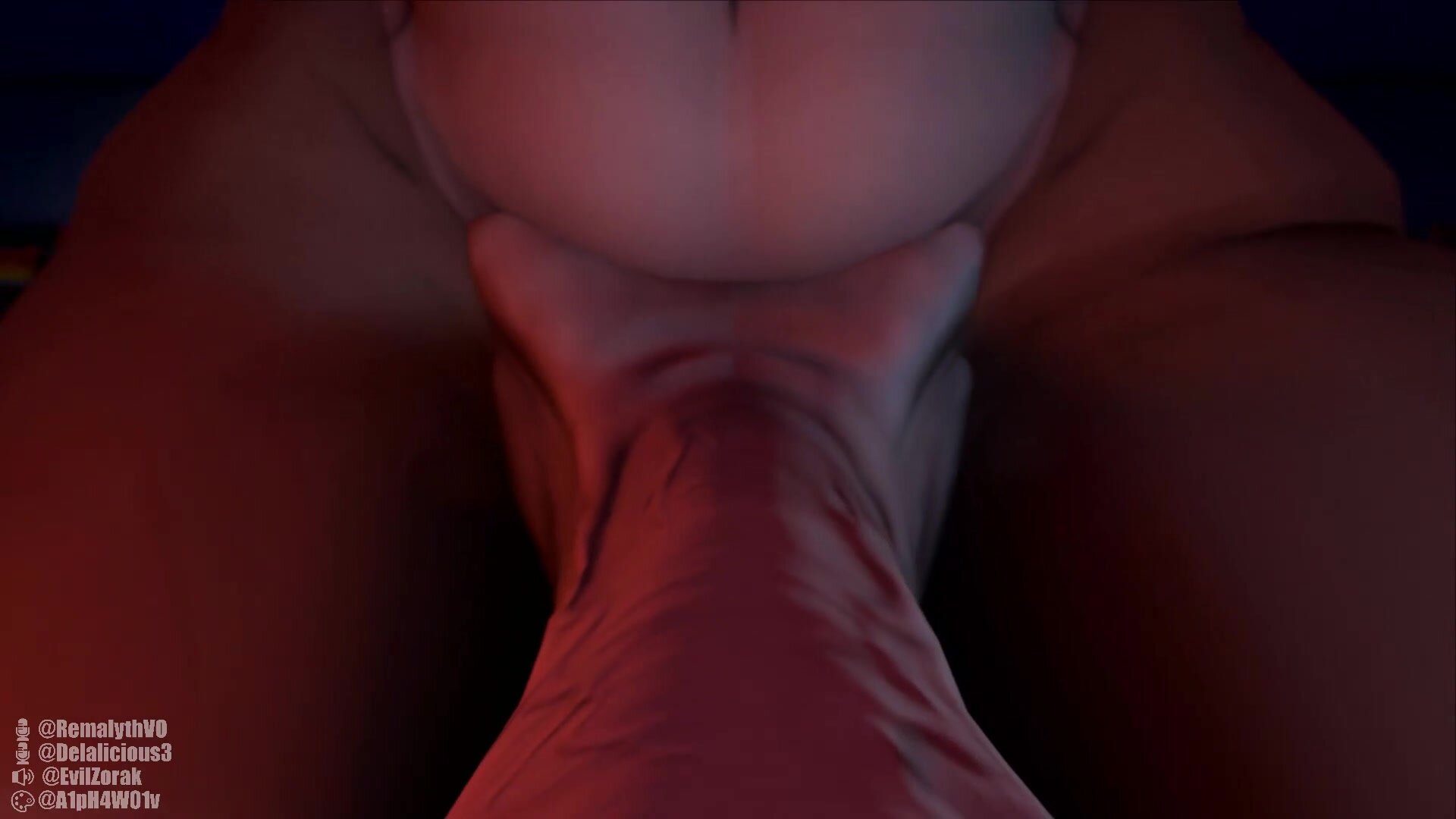 What you see when sucking her monster cock