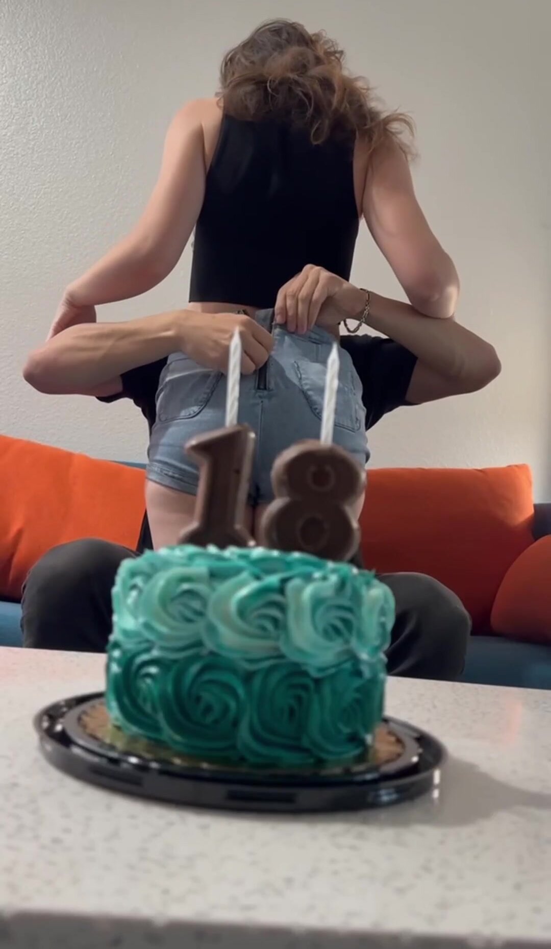 For my 18th birthday I asked my boyfriend if I could fuck one of his older friends… he lost his mind when he saw another man own my pussy. Now he’s begging for more