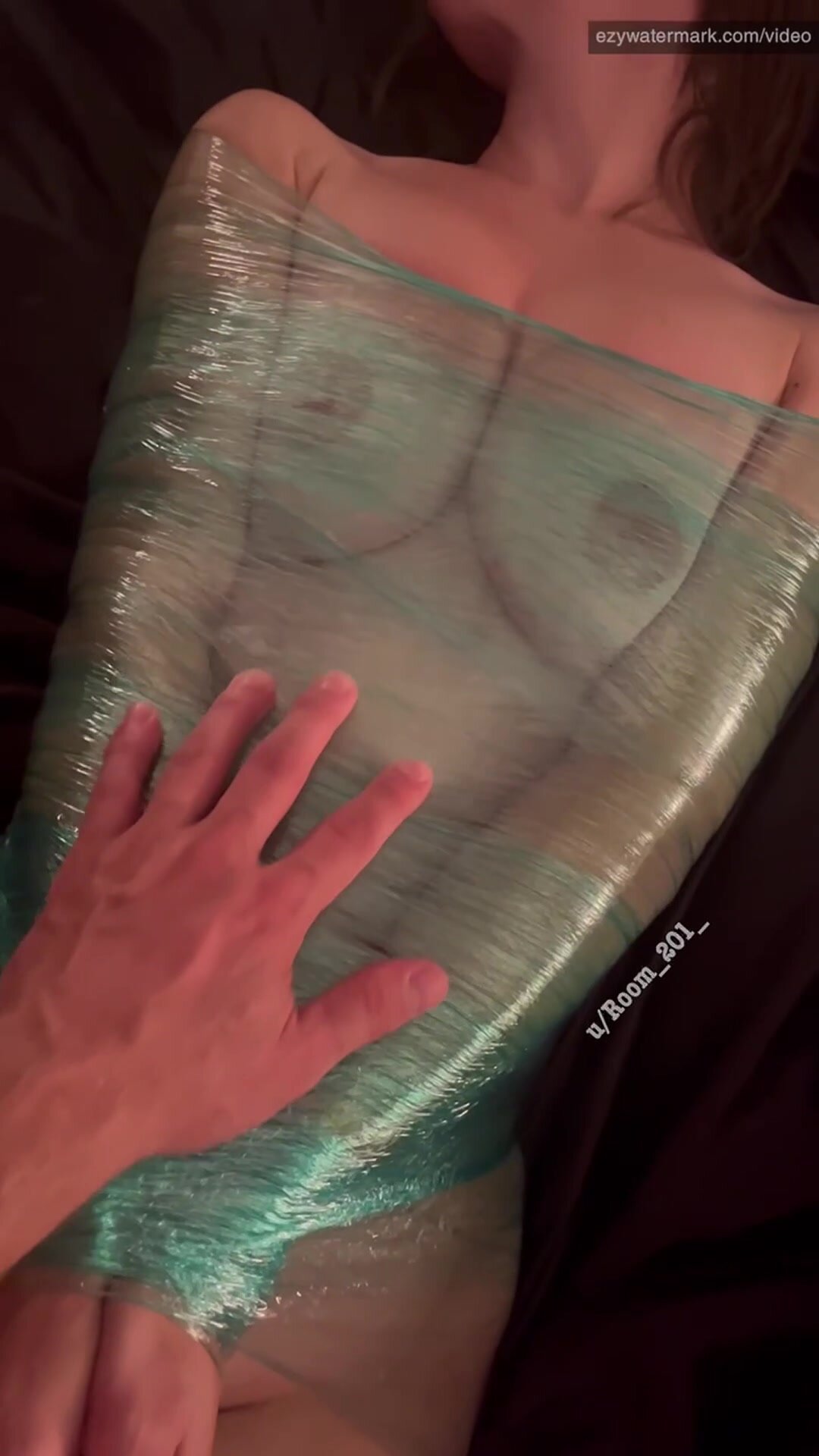 Daddy had me all wrapped up, only thing missing was the bow