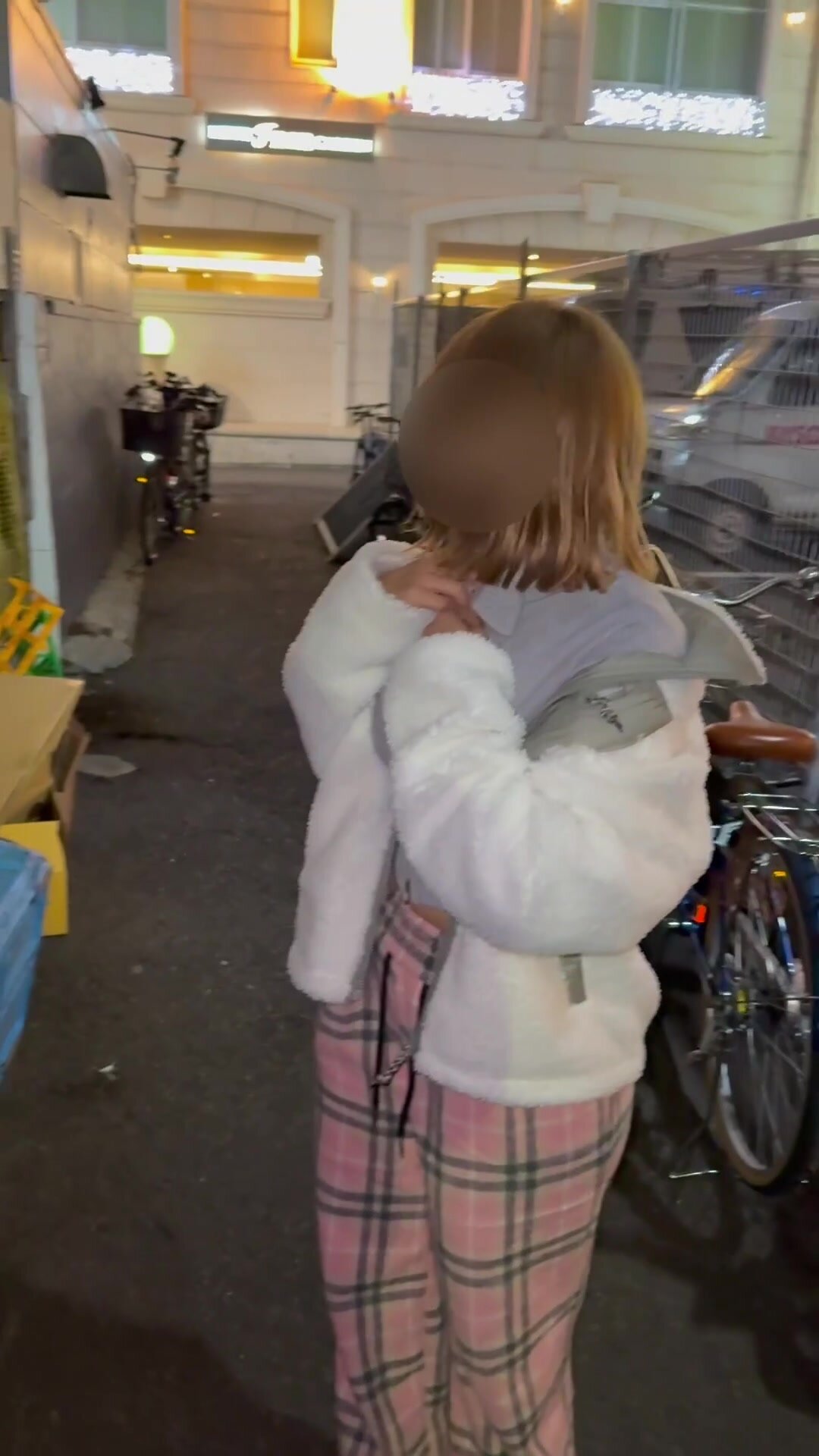 First time showing off in public