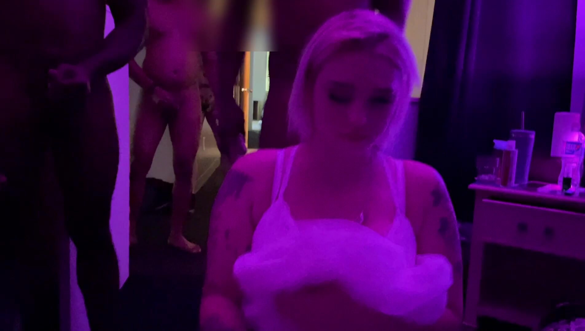 Throwback to two weeks before my actual wedding.  I got gangbanged in a wedding dress to celebrate.  The guys lined up and took turns on me while I rested in hubby’s lap.