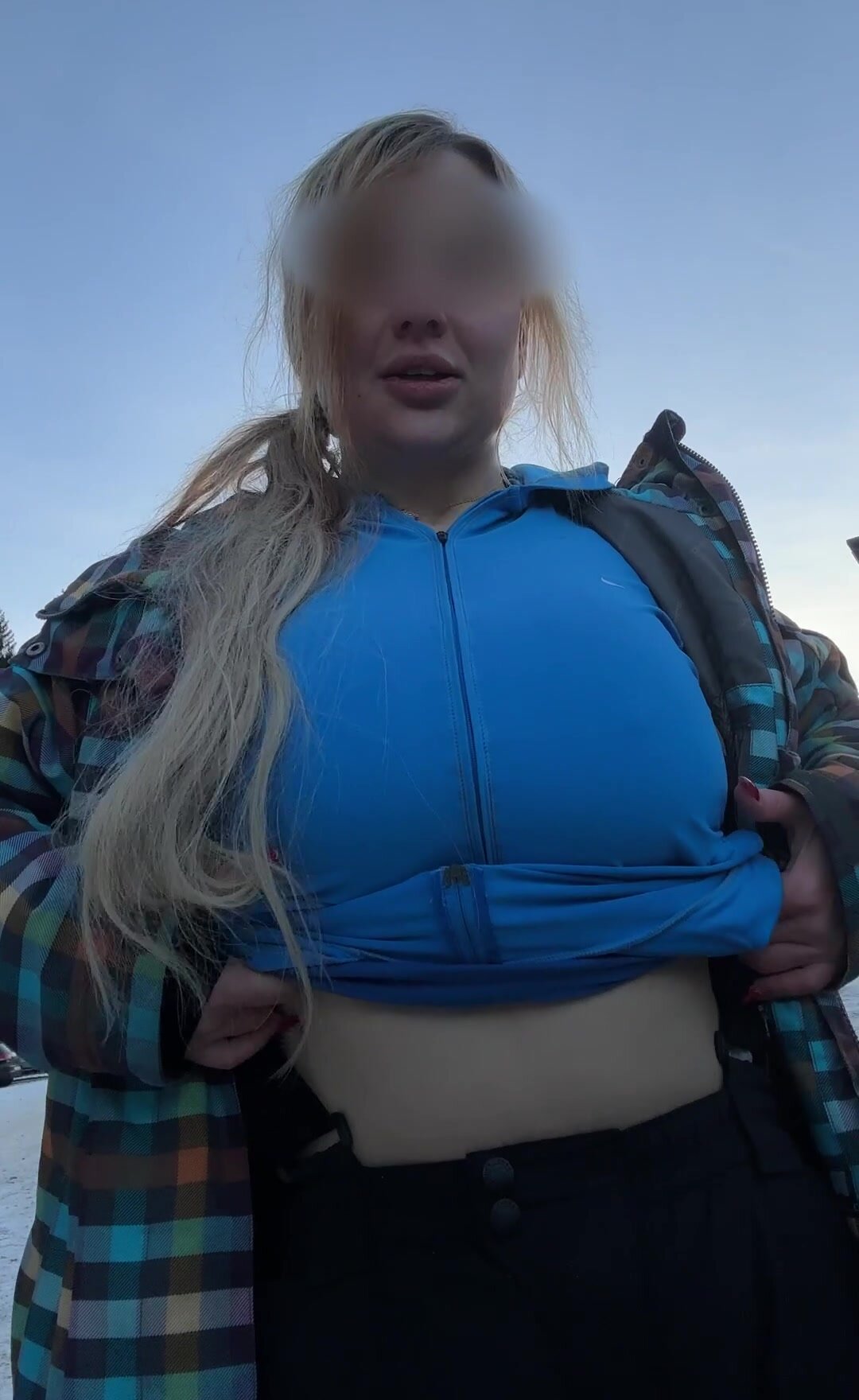 Quick flash in the parking lot