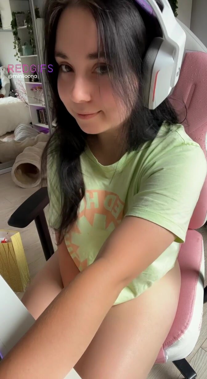 Hey, did you order a busty gamer girl? Cause I have one for you!