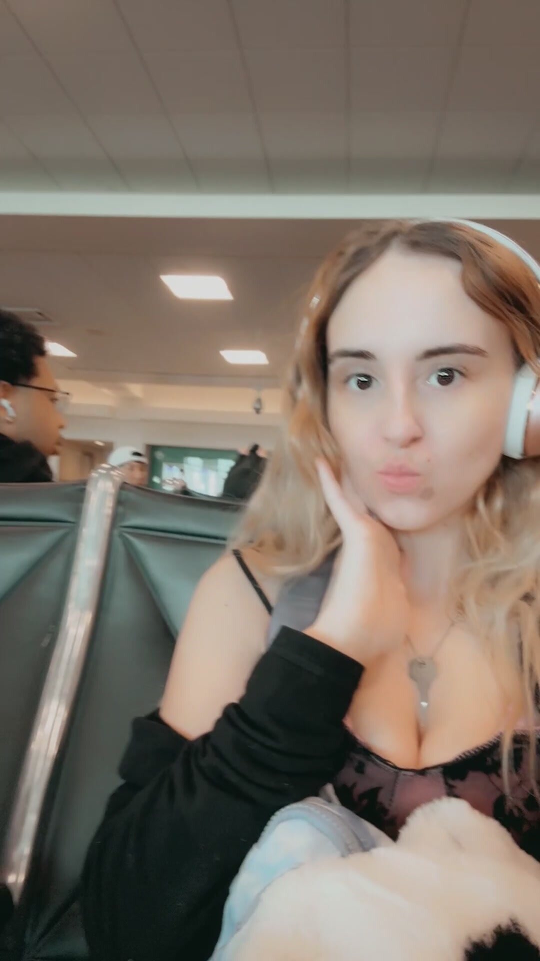 Nip slip at the airport