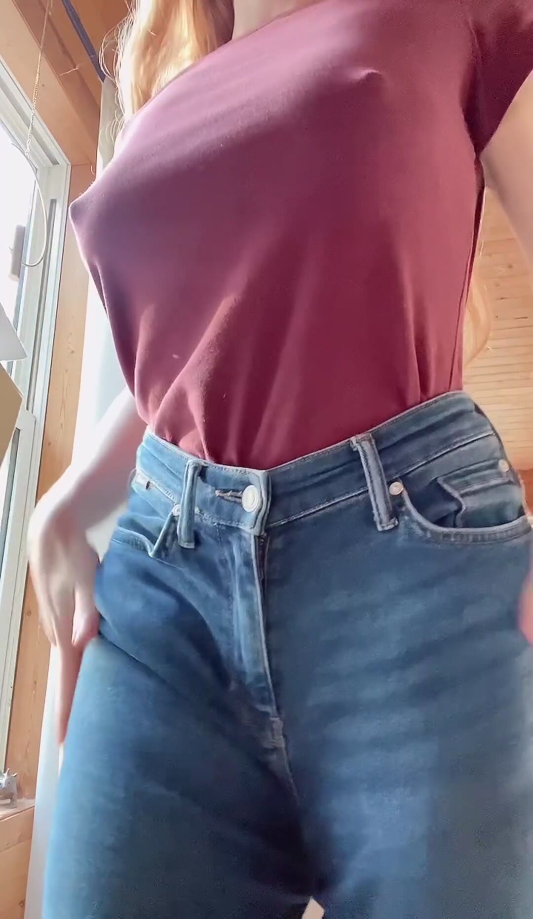 No bra, no panties, ready for fun ✅