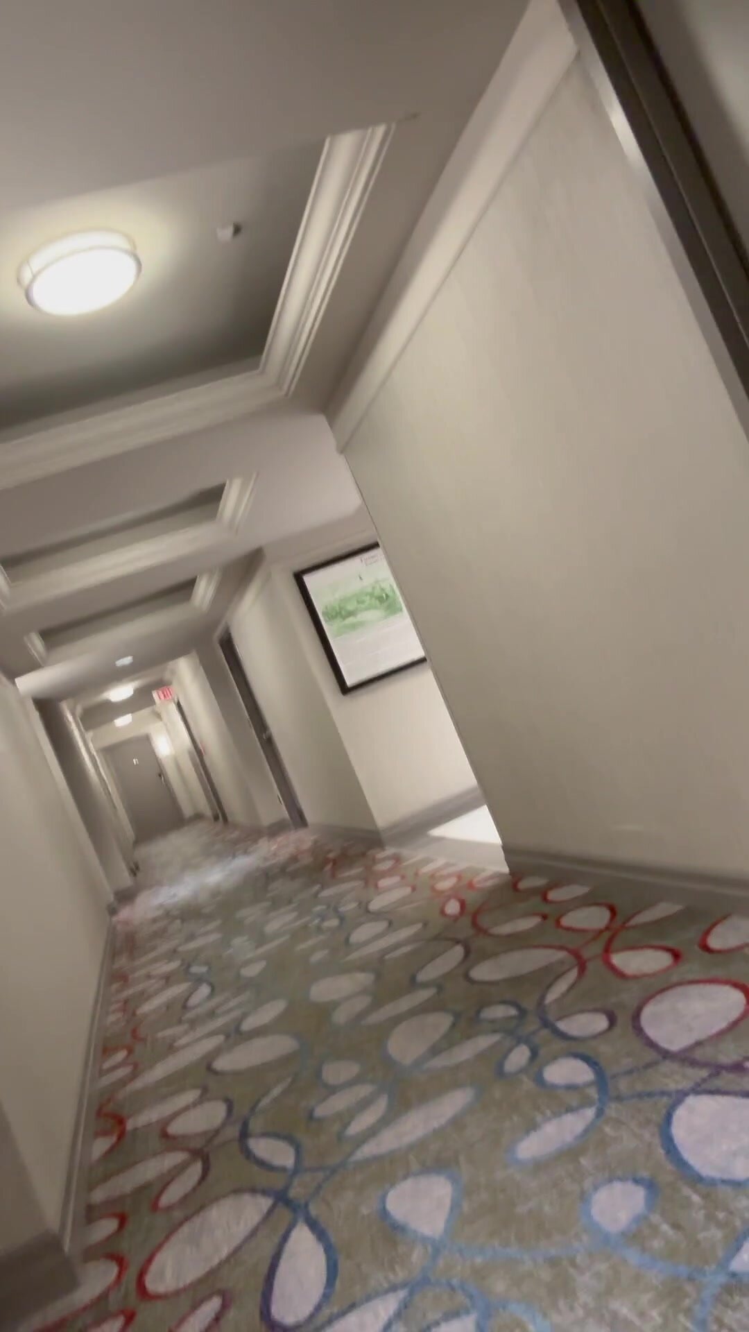 A casual stroll through the hotel on my way to flirt with strangers in the lobby bar.