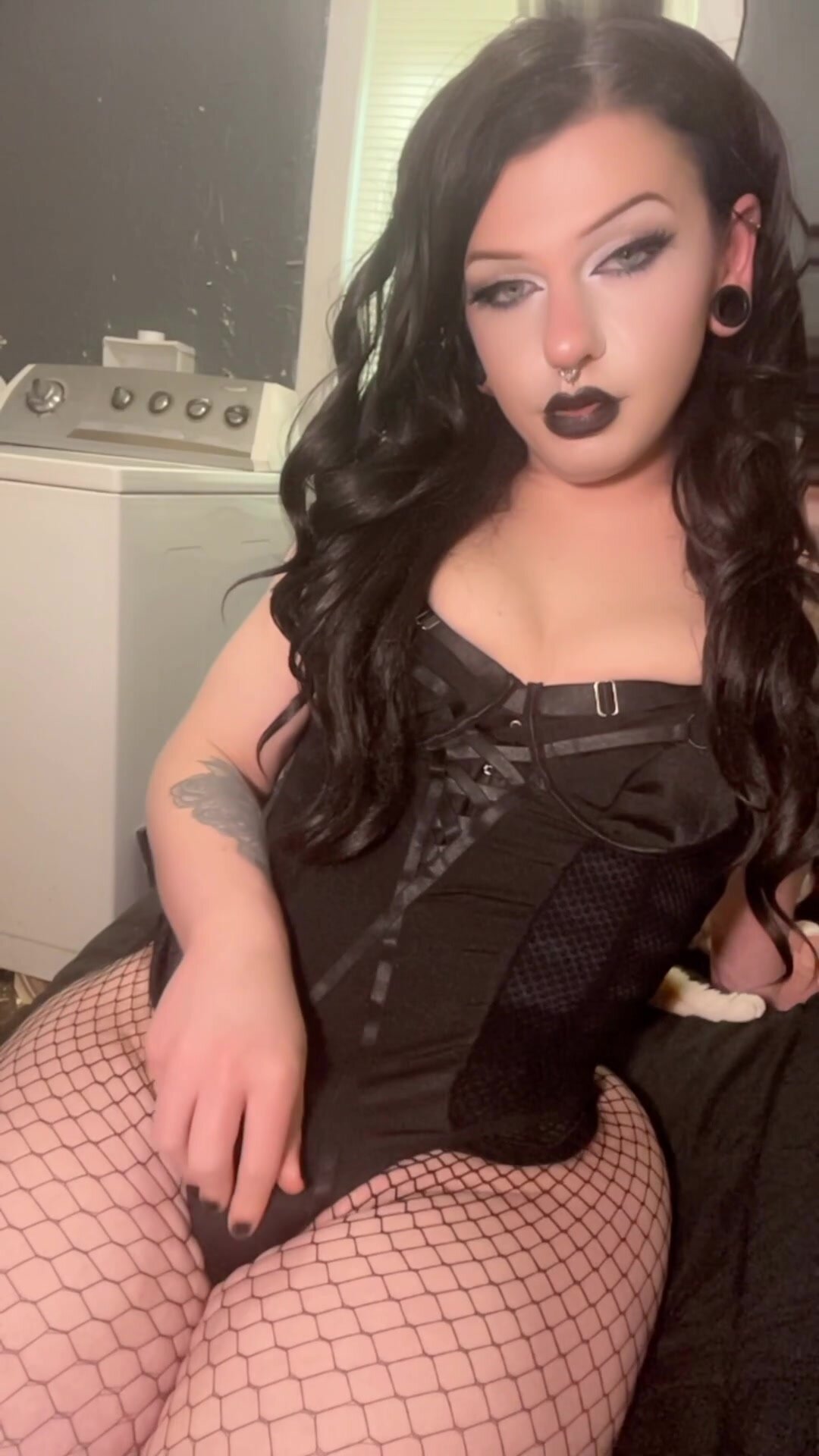 Would you fuck a thicc goth Tgirl?? Or would you let one fuck you?
