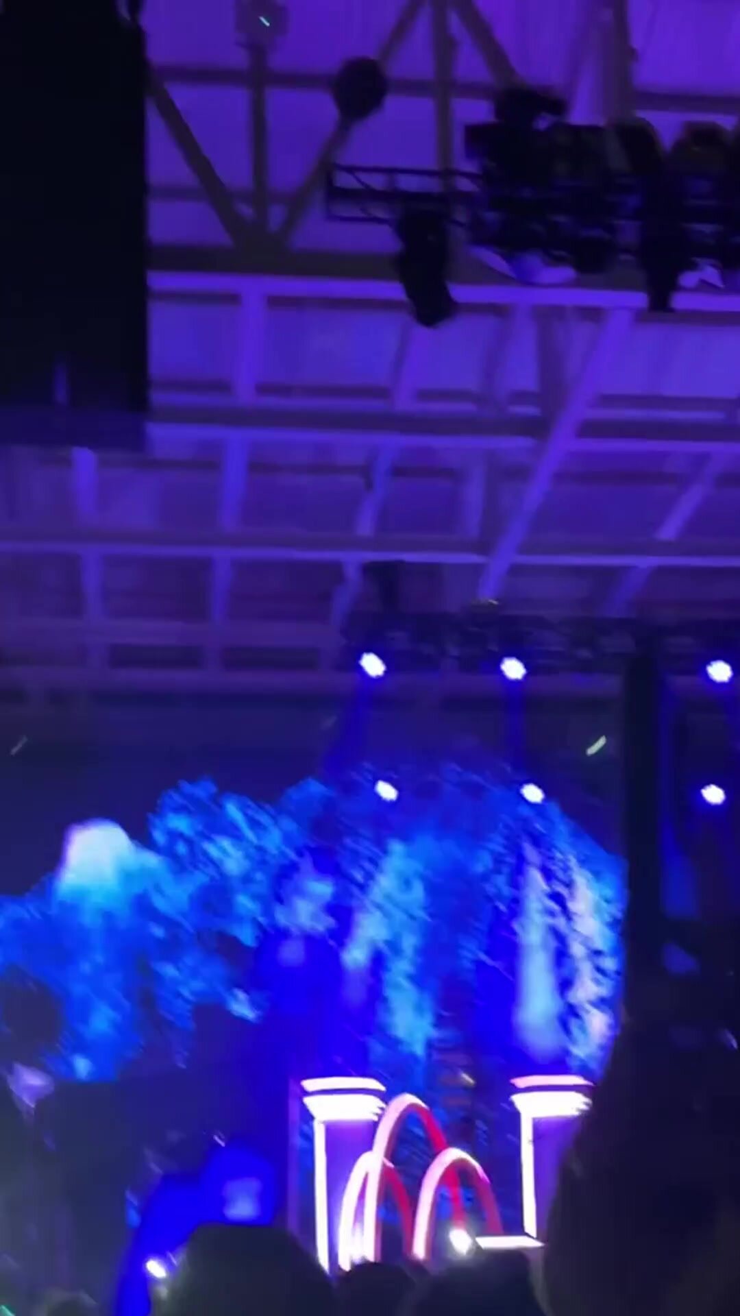 Sometimes I attract more attention than the show