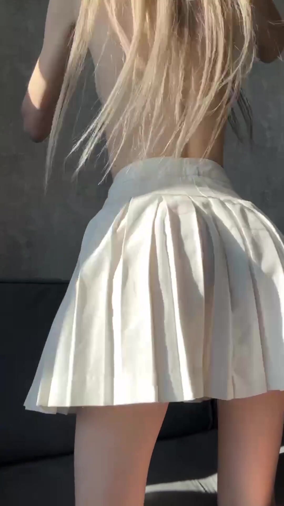 College girls shouldn't have to wear panties under their skirts