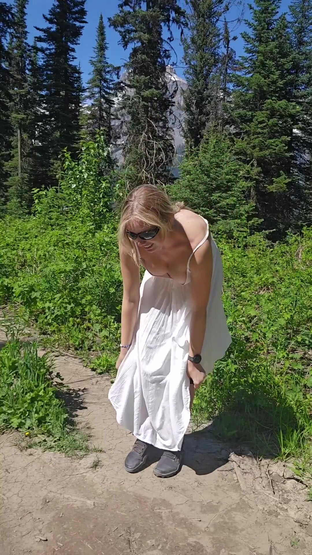 Wasn't expecting to get caught on the trail!