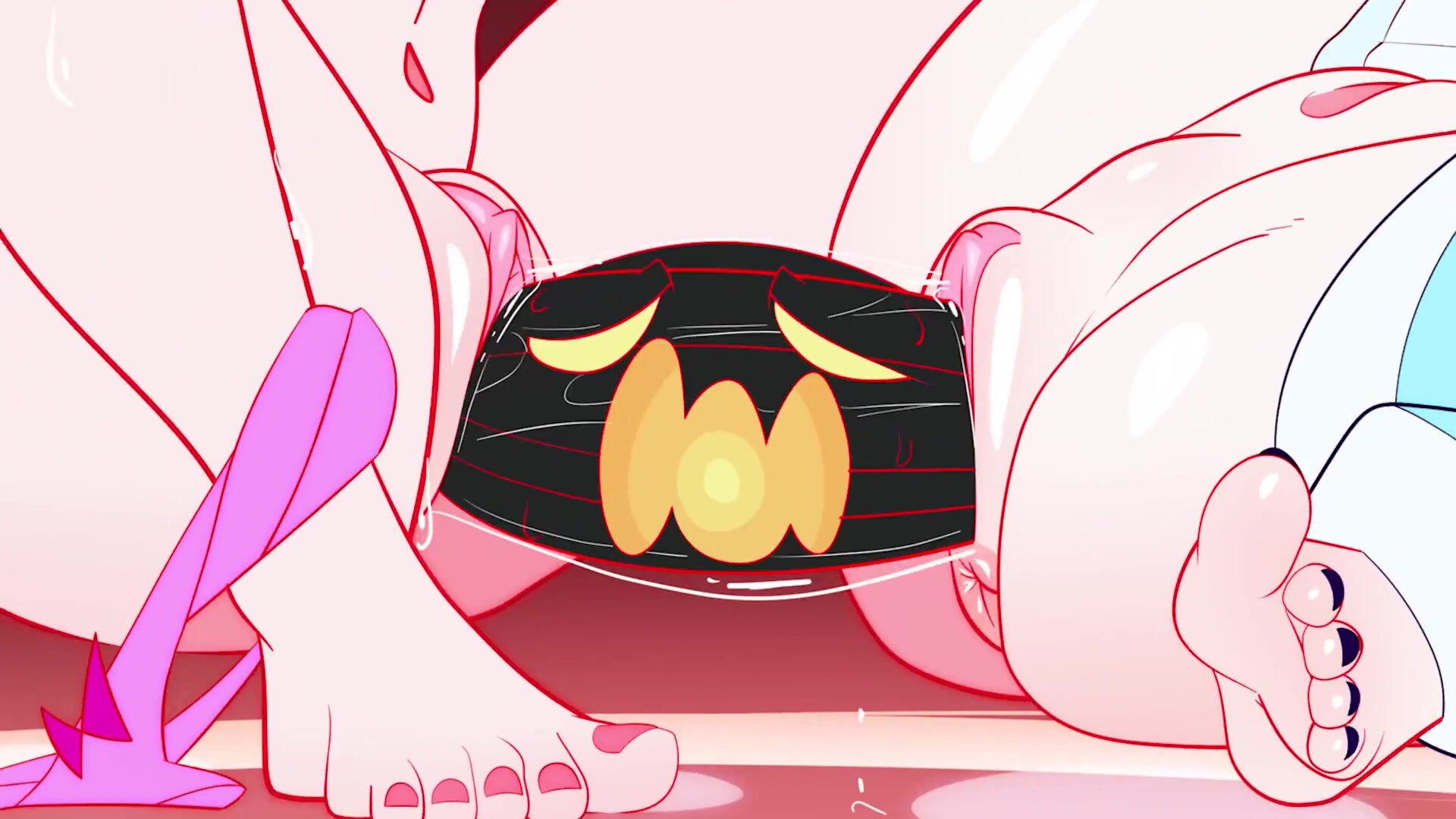 Panty and Stocking trying to get rid of a ghost