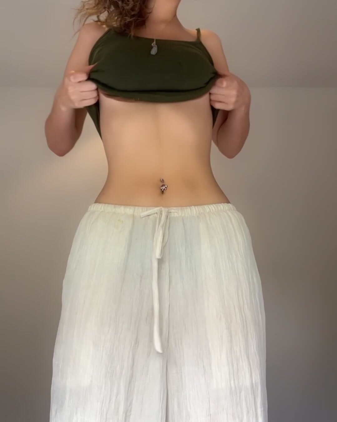 My tropical outfit on and off