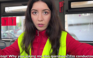 When taking a bus with no ticket, she punishes you with her vagina