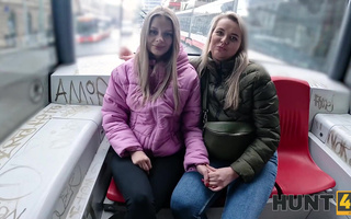 I pick up two lesbians: first for fucking and second for learning