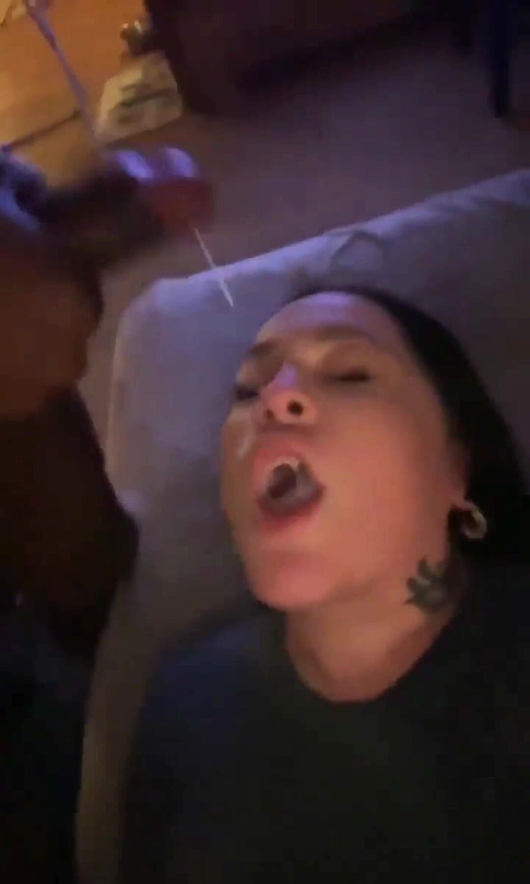 Latina getting her favourite source of protein, straight from her boyfriend’s BBC