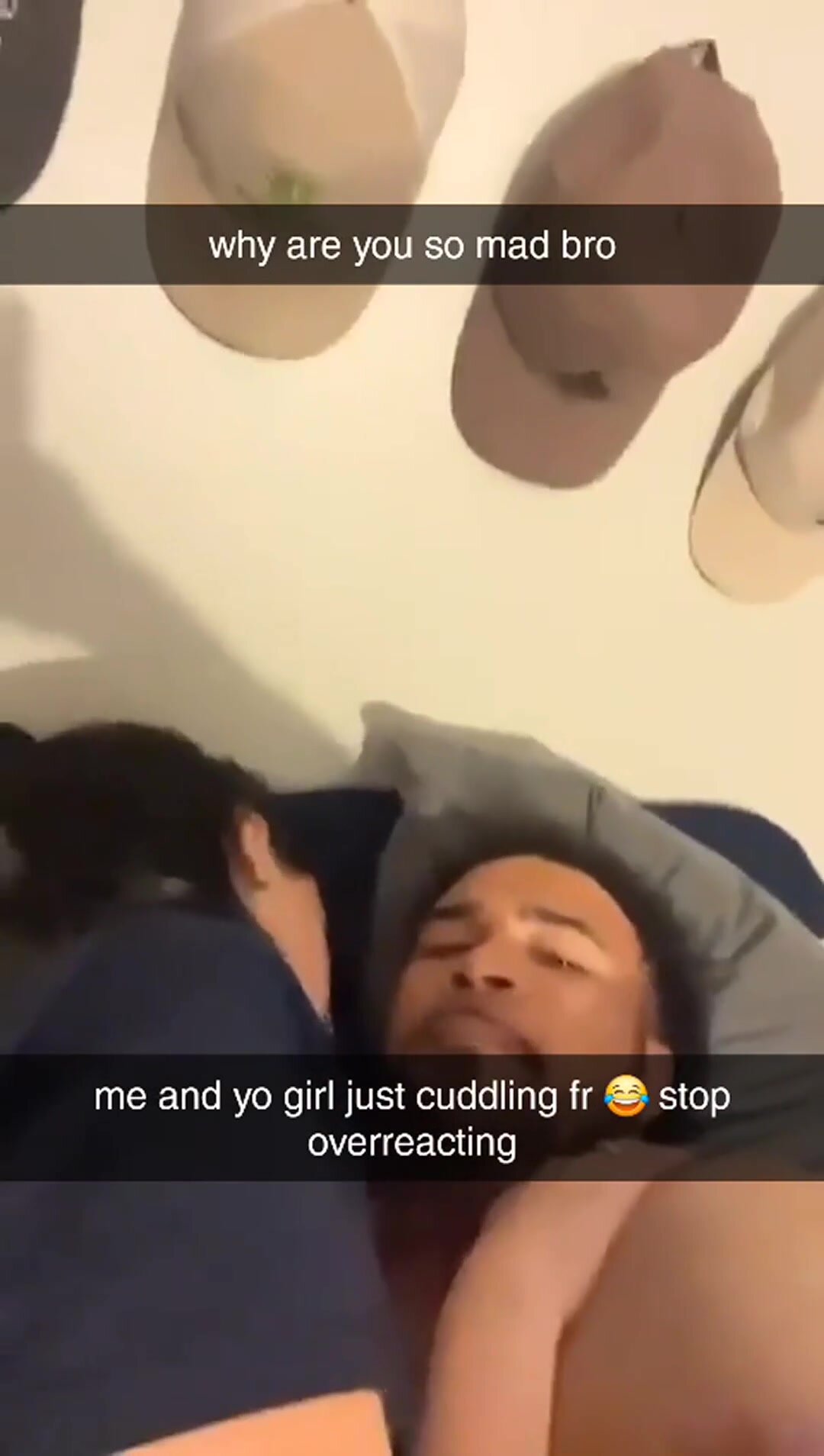 Stop over reacting... we're just cudding