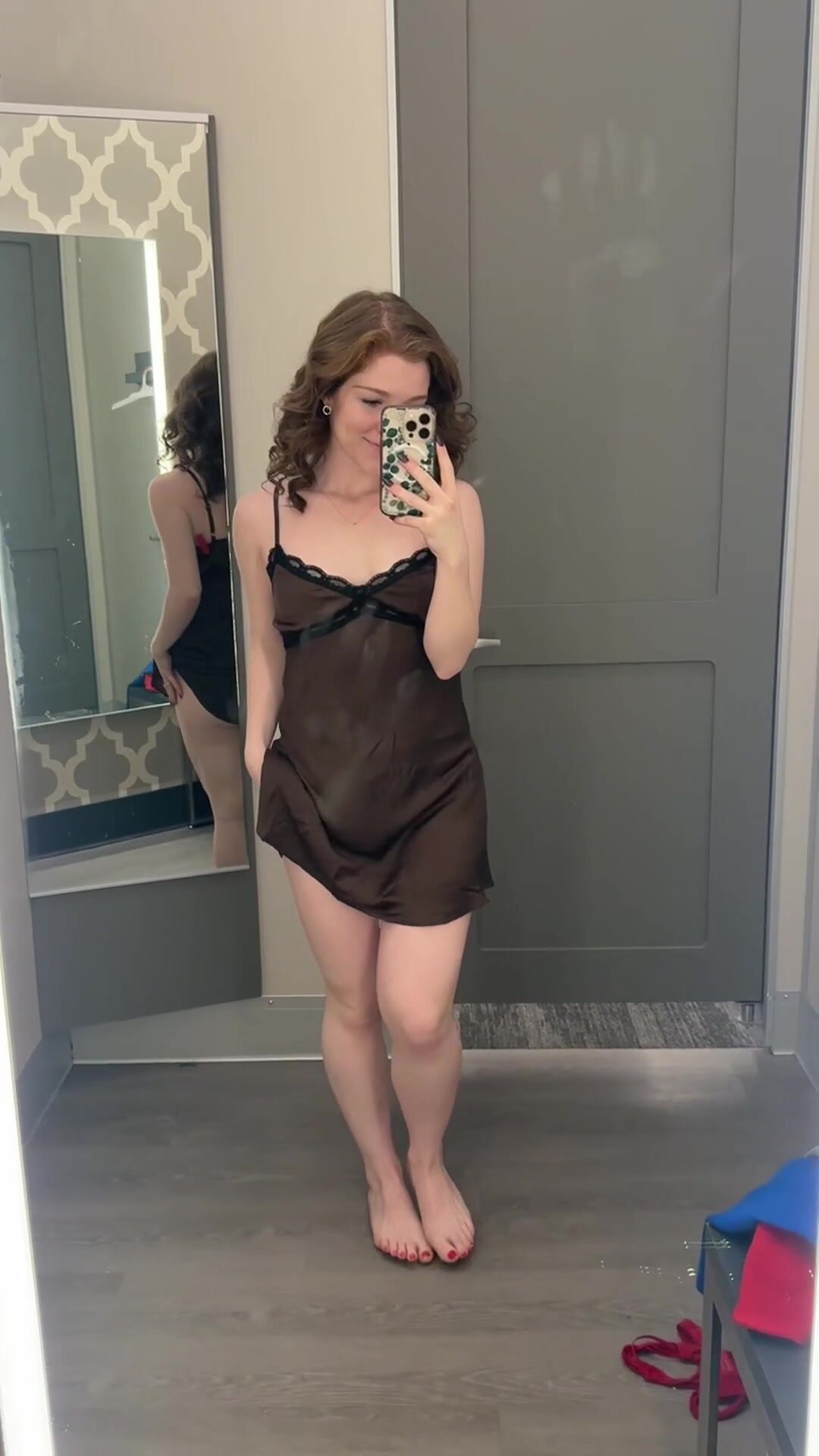 They knocked bc I was in there too long