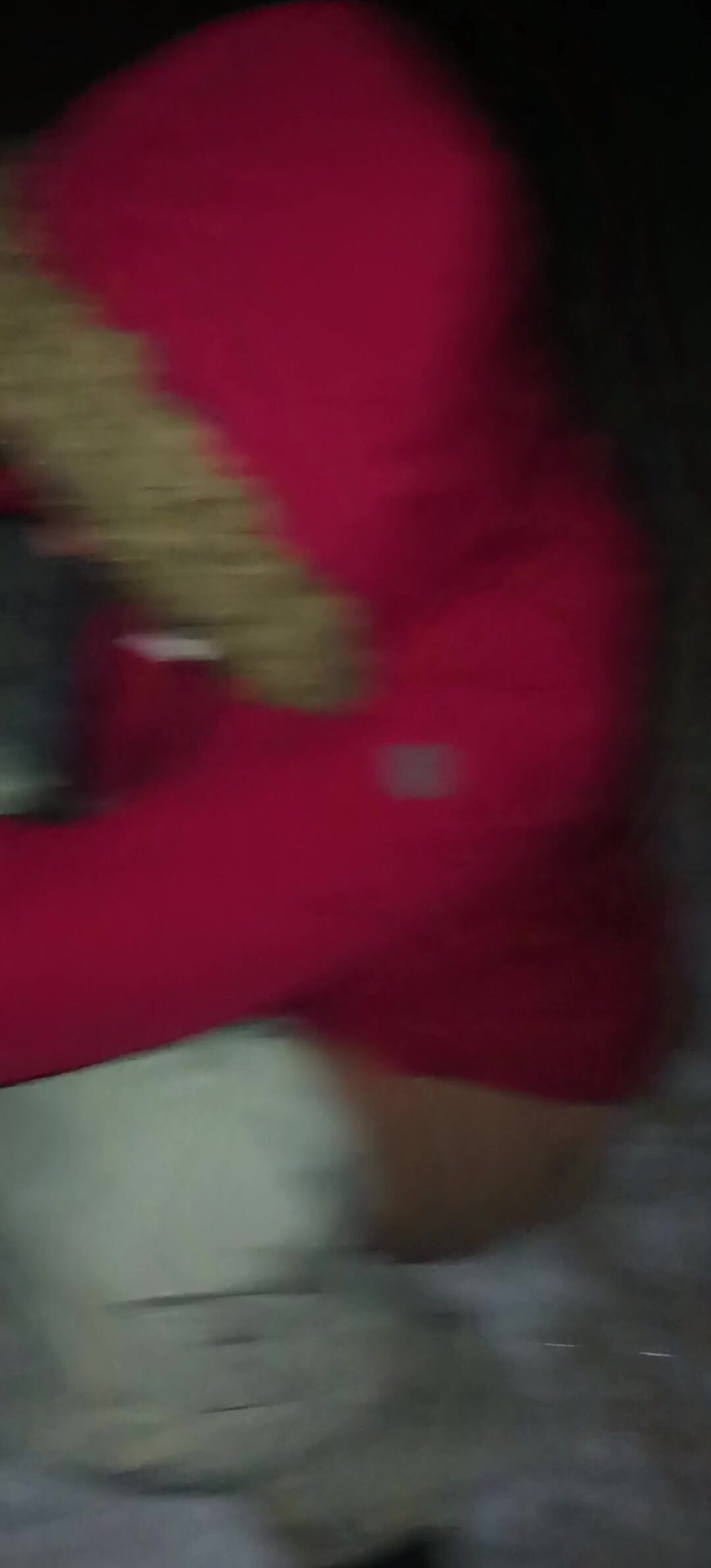 Peeing on the side of the road on a road trip.