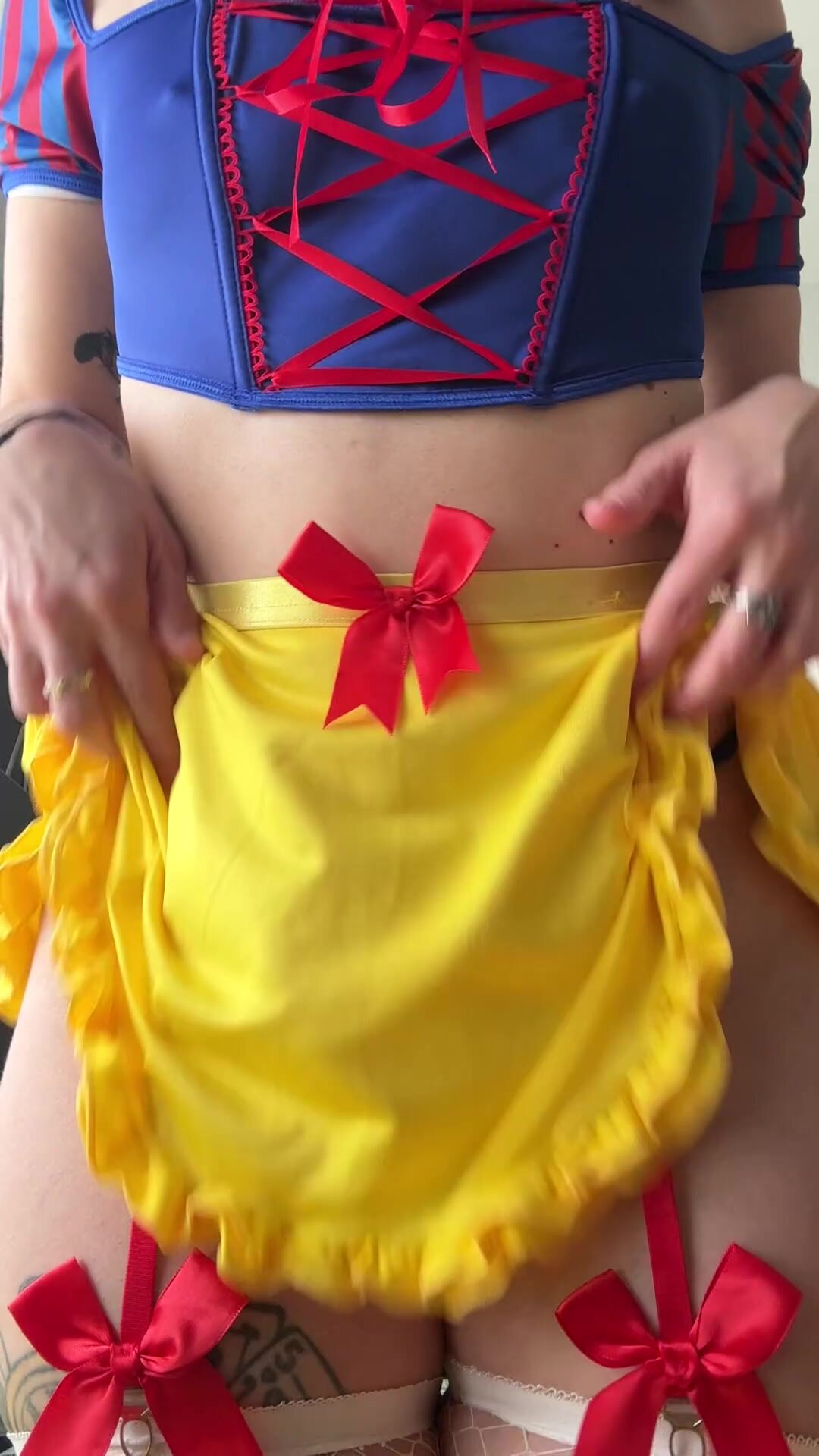 Spreading my Snow White Asshole