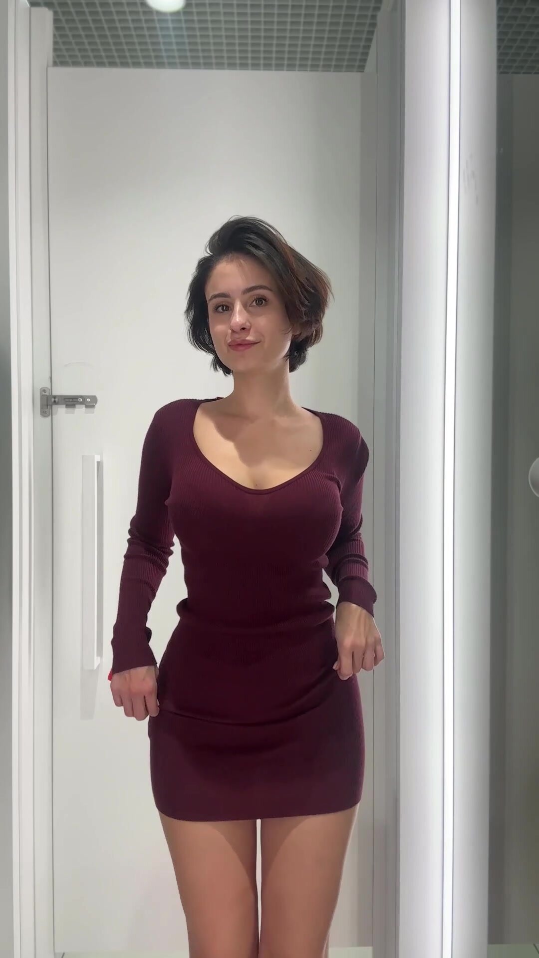 Wind can’t blow this tight dress off