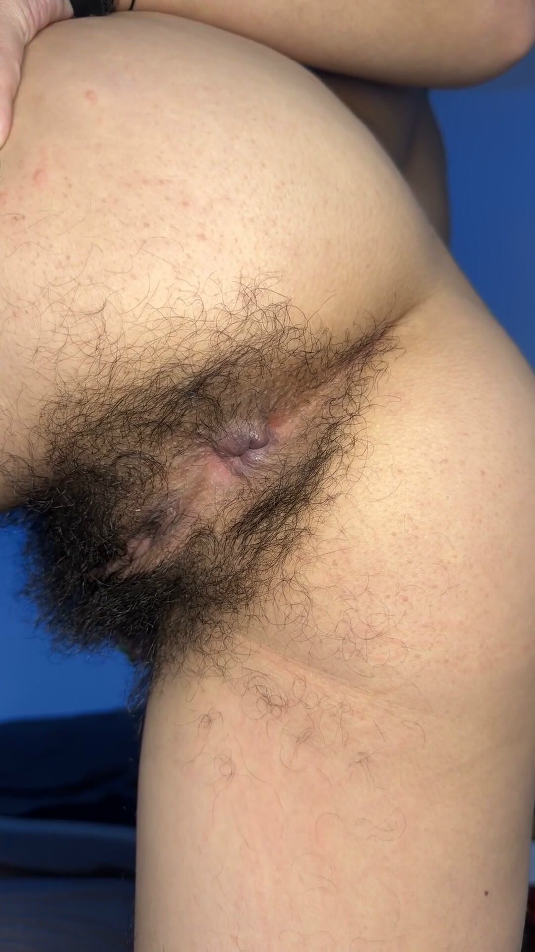 Are you just waiting for the invitation to start licking my hairy asshole in this position?
