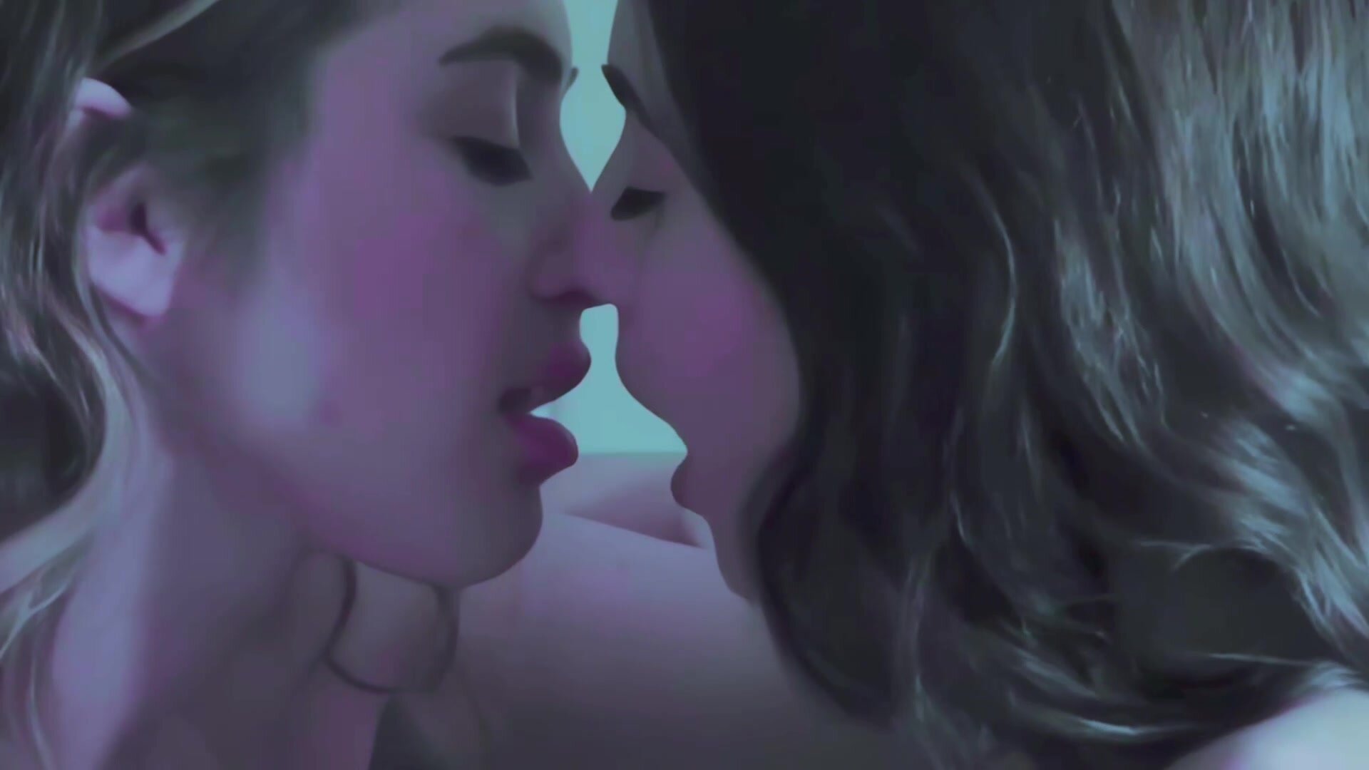 Passionate kissing