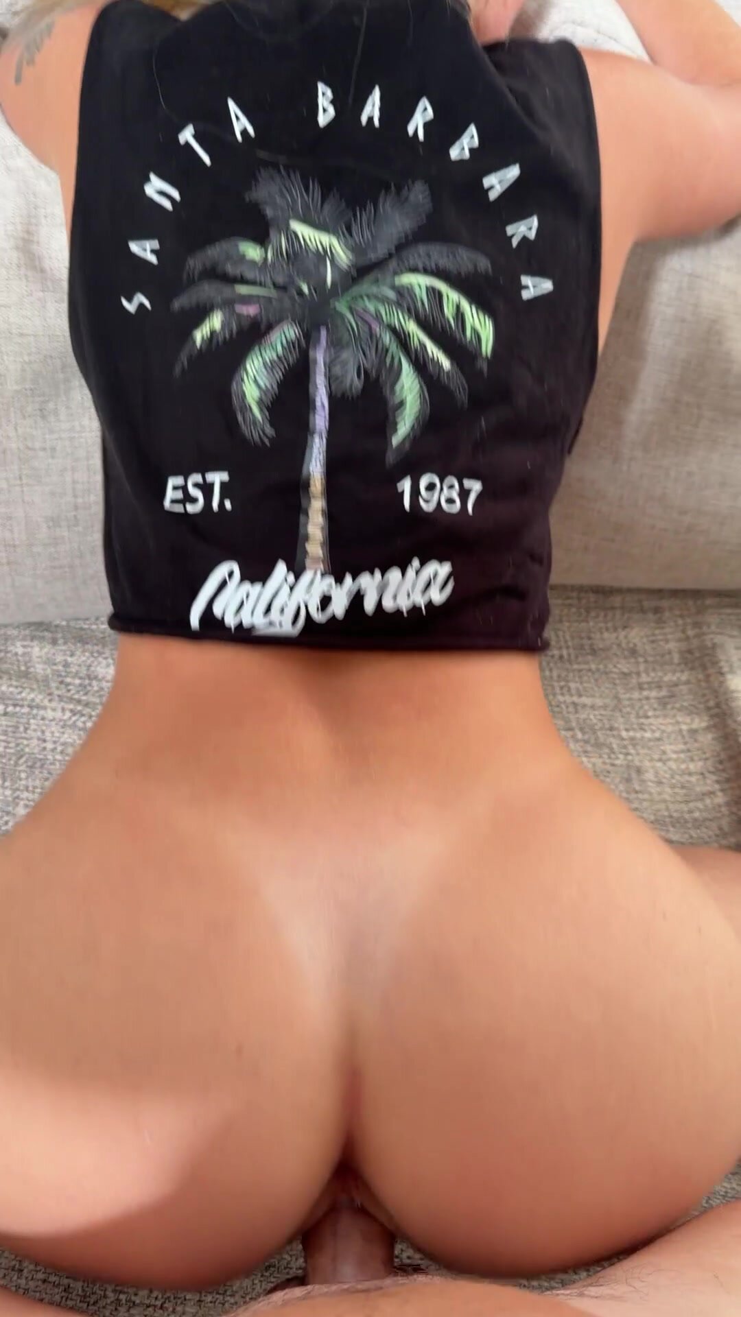 He loves it when I have a thong tanline to fuck
