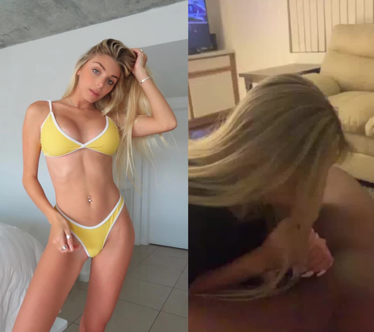 Insta thot blondie loves BBC