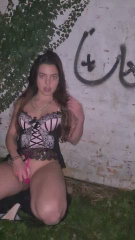 squirting, but this time IN PUBLIC :)