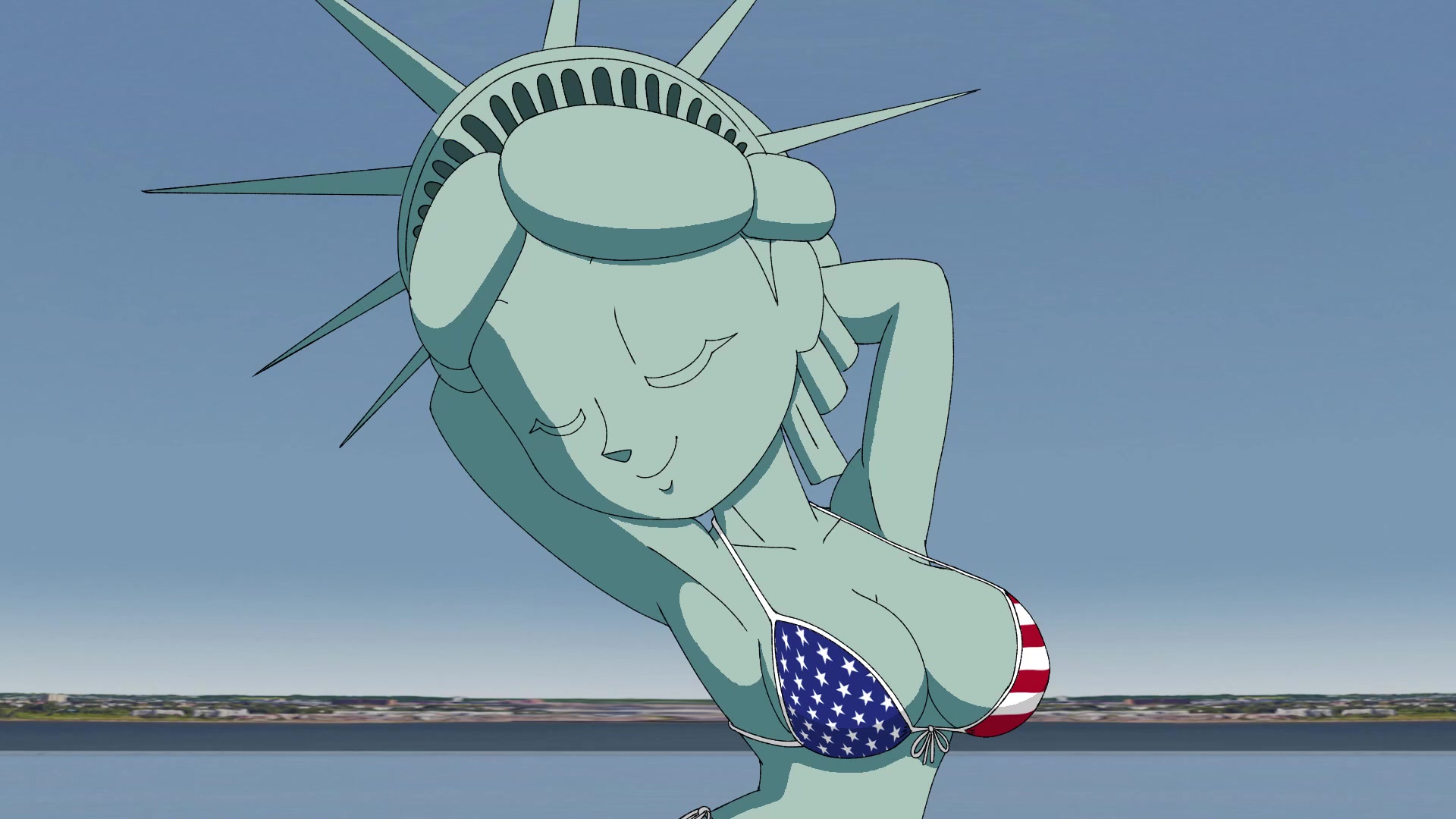 Lady Liberty & Lady Freedom tansau U.S.A.
